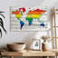 Carte du monde Aliaz Pride-107922702