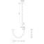 Luminaire suspendu unique à 8 lumières Marni-88775005