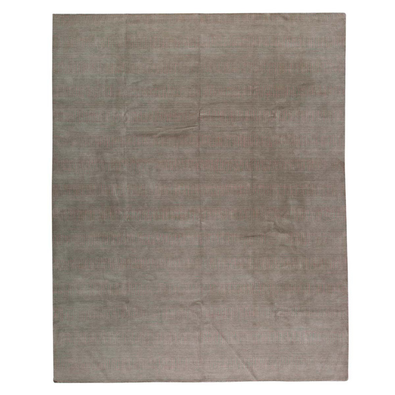 Wool Area Rug in Gray