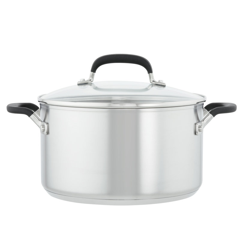 Kitchenaid 10 Piece Stainless Steel Induction Pots and Pans Cookware Set