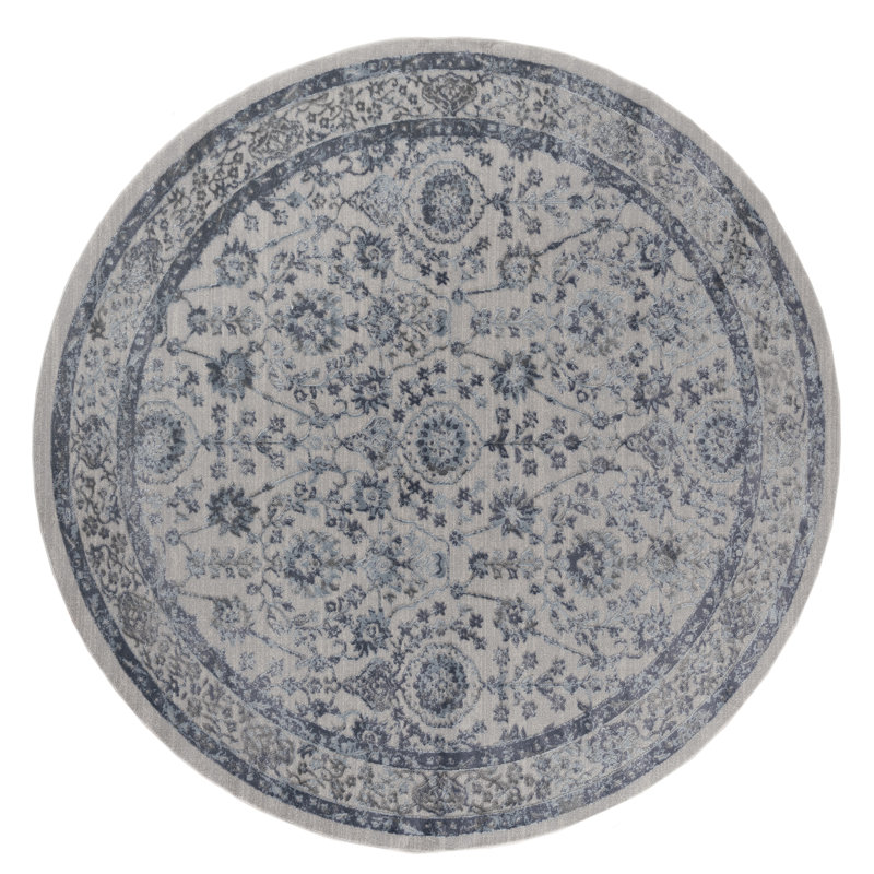 Tapis gris Askov, Rond 7 pi 10 po