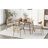 2 - Pack Retro Dining Chairs In Natural + Beige, Ergonomic Curved Back, Rubberwood Frame, And Easy Assembly Back Rest, Foam Filled Seats-963495193-963495189