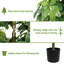 Arbre artificiel réaliste 6 pi, adapté à la décoration intérieure et extérieure, 1pc / ensemble