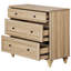 Commode moderne avec 3 tiroirs, commodes pour enfants avec large commode, rangement pour garde-robe en bois de chêne-1507424503