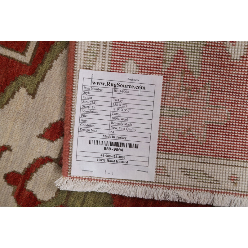 One-of-a-Kind 9' X 11'9" New Age Wool Area Rug in