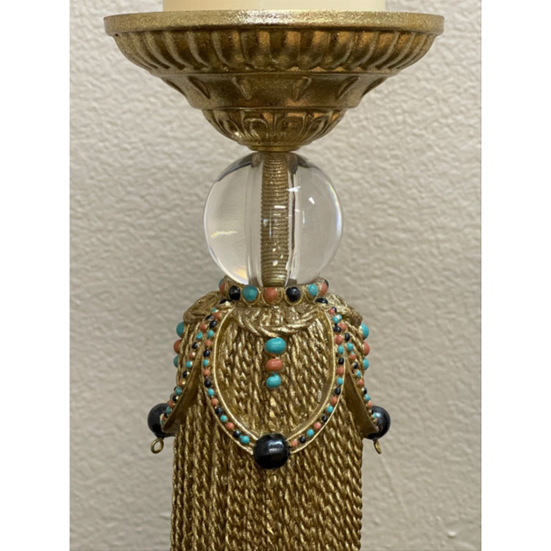 Foran Polyresin Tabletop Candlestick