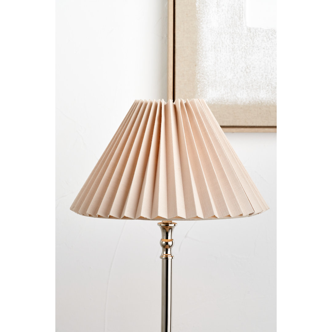 Pleated Empire Linen Blend Shade