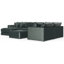 Canapé modulaire 5 pièces et 1 repose-pieds inclus Nyrie Nyrie-100929472-100929469