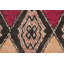 Tapis multicolore noué à la main de conception unique 9 pi 2 po x 12 pi 9 po