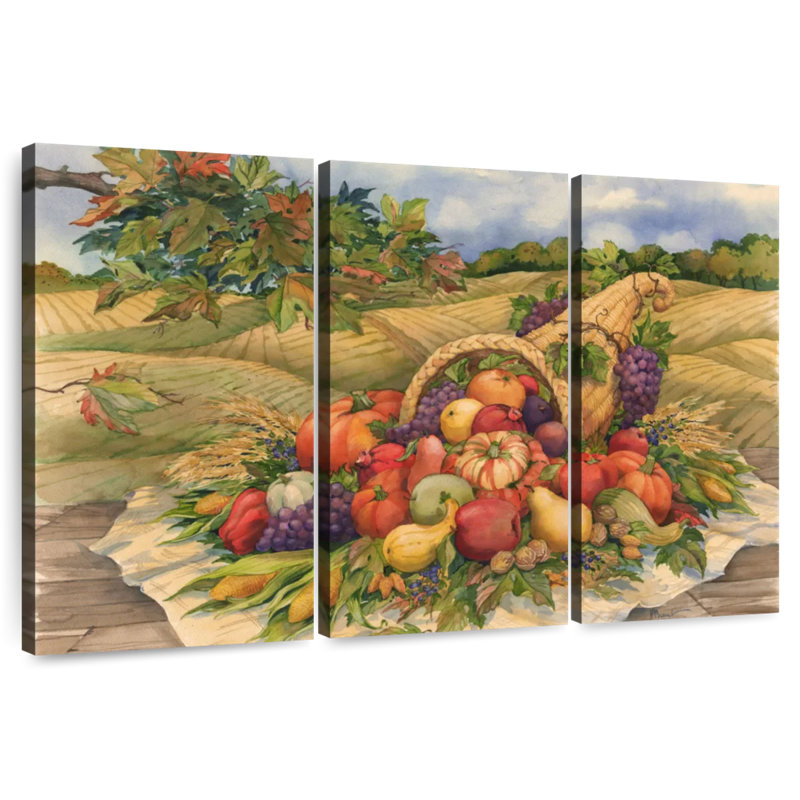 Yarlin Harvest Cornucopia, 20" H x 33" W