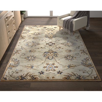 Gonsalves Hand Tufted Wool Geometric Indoor Rug