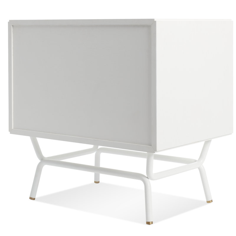 Dang 2 - Drawer Nightstand, White