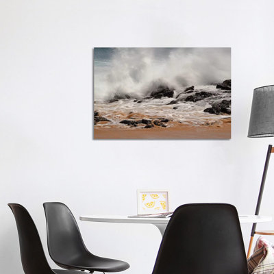 Crashing Waves by Brian Wolf - Wrapped Canvas Print