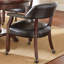 Fauteuil à accoudoirs en bois massif Alandria-21580662