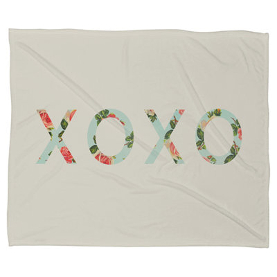 Jeté xoxo floral
