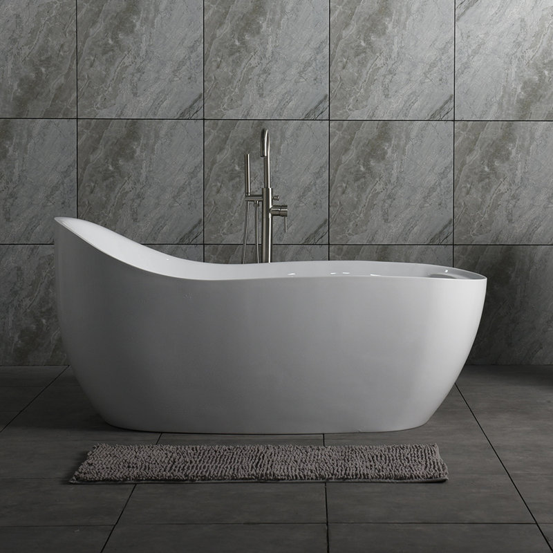 Baignoire autoportante 67 "x 32", Blanc