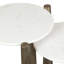 Ensemble de 2 tables gigognes en marbre Uttermost Claridge