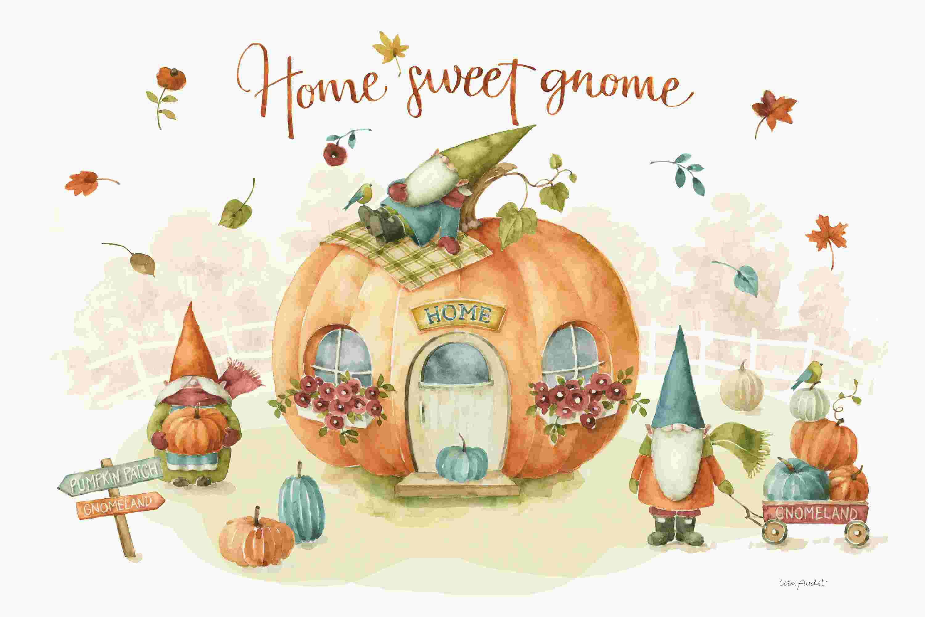 Gracie Oaks Pumpkin Patch I | Wayfair