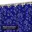 Rideau de douche bleu imperméable, rideaux de douche pour la salle de bain avec 12 crochets-129950867