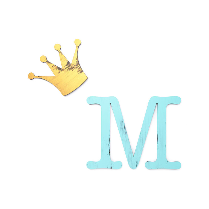 Initiale avec lettres de personnalisation de la couronne, Oui, Éclat bleu