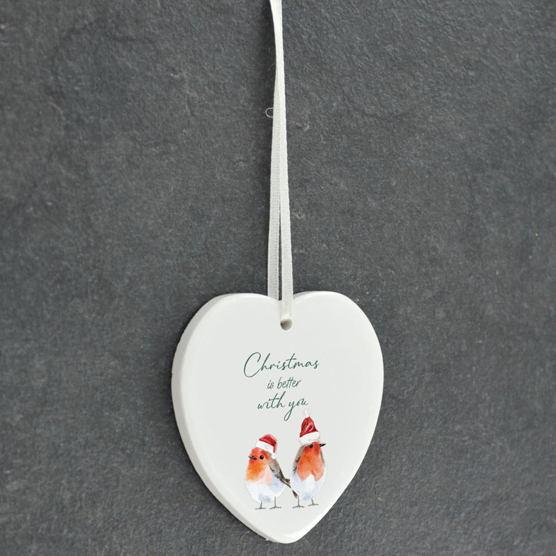 6.6cm Ceramic / Porcelain Animals Hanging Figurine Ornament