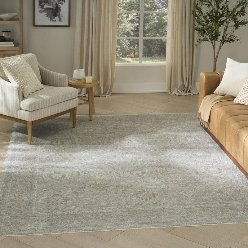  Envy 9'3" x 12'7" Grey Vintage Indoor Rug, Rectangle 9'3" x 12'7"