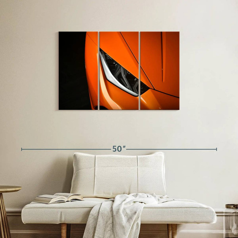 Mehar Car Headlights Close Up, 24" H x 38" W