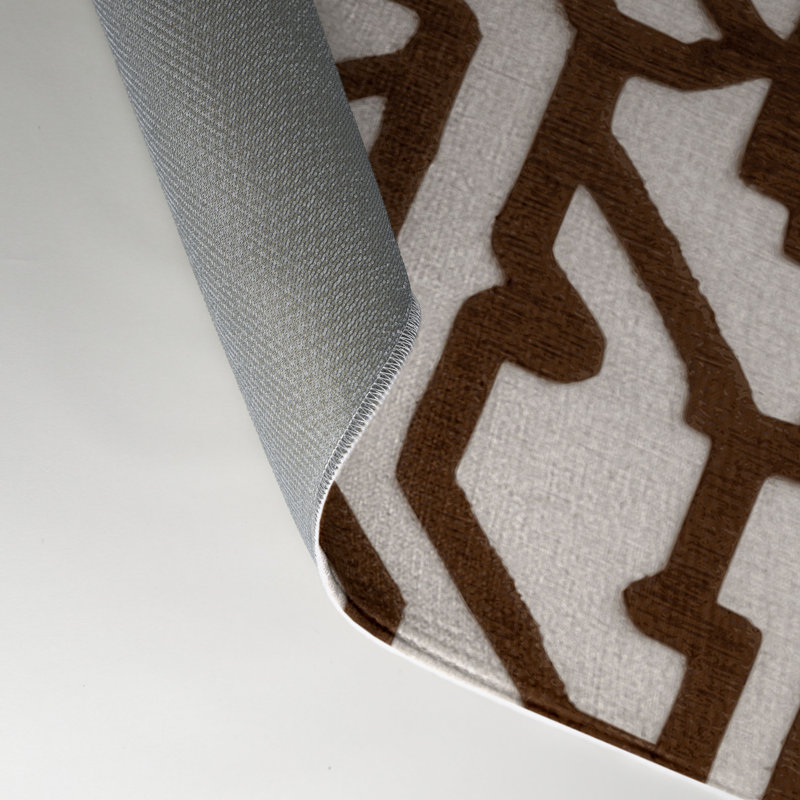 Tapis intérieur et extérieur beige Trellis, Rectangle 9 pi x 12 pi