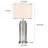 25 '' Modern Ceramic Table Lamp with USB Ports-1151284218