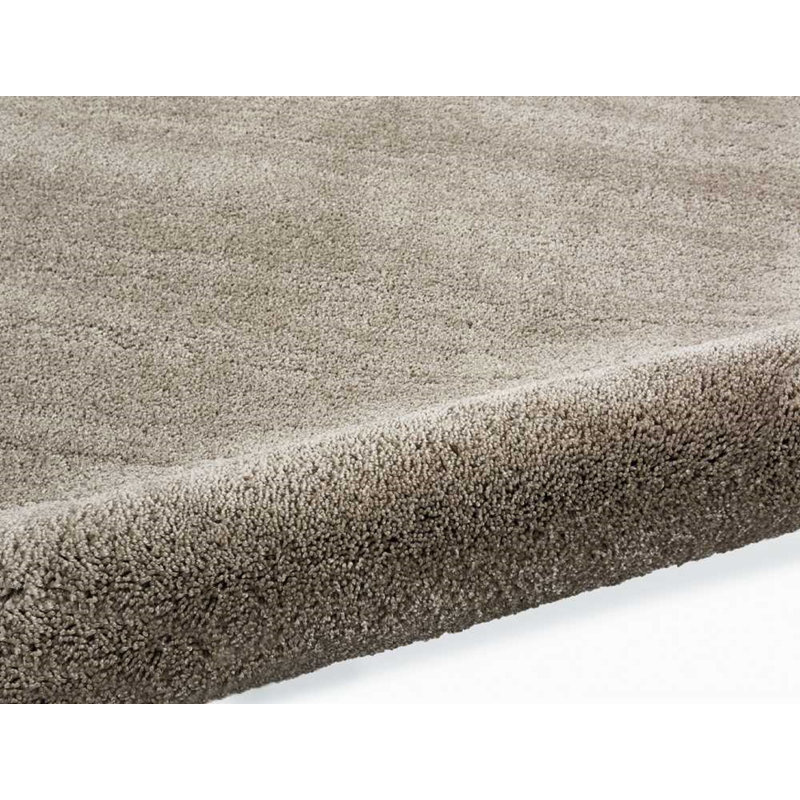 Tapis de zone argenté poils longs Brooklyn, Rectangle 7 pi 10 po x 9 pi 10 po