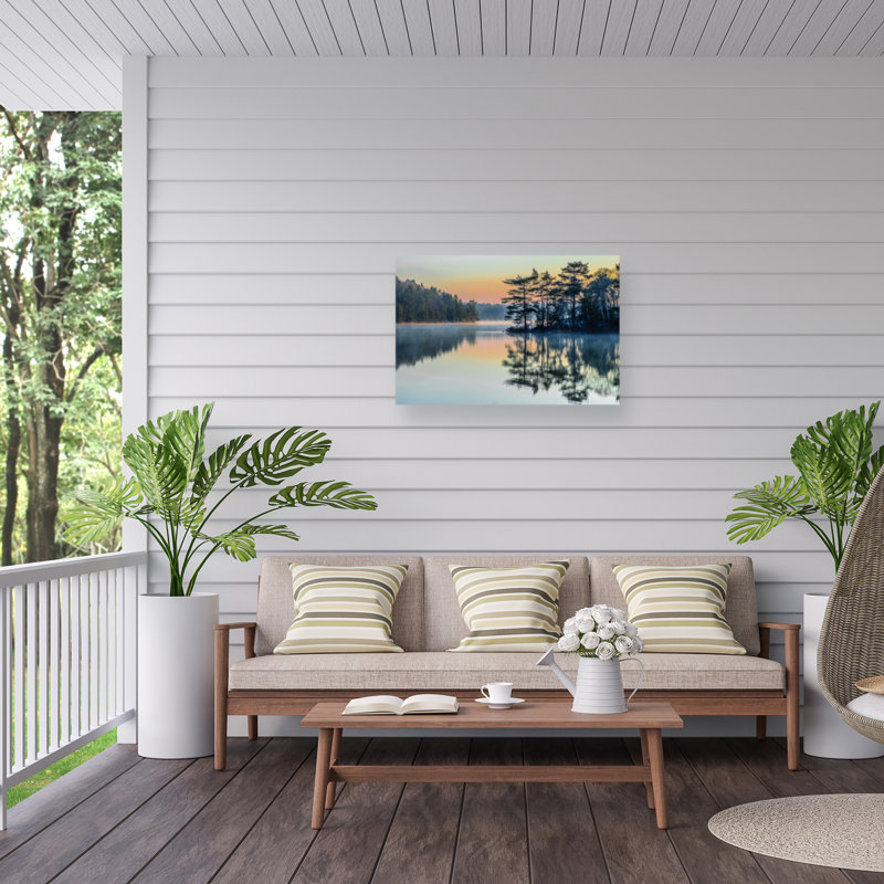 Benny Pettersson 'Before People Wake' All-Weather Canvas Landscape & Nature Wall Decor, 32" W x 22" H