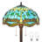 63" Stained Glass Tiffany-Style Modern Art Floor Lamp, 2-Light E26 Bulbs Included, Pull Chain Switch for Living Room, Bedroom, Office, Relaxation Space