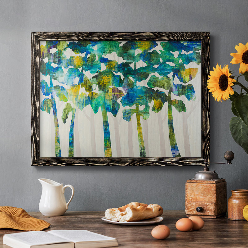 Tall Trees VII, reproduction d'art sur toile, Noir, H 18 po x l 26 po