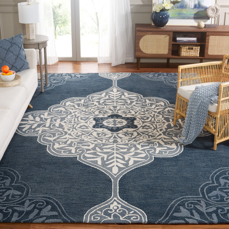 Tapis en laine touffeté à la main Jones Street, Rectangle 8 pi x 10 pi