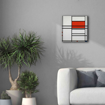 «Composition of Red and White; «No. 1, Composition No. 4 with Red and Blue, 1938-1942» par Piet Mondrian, estampe numérique sur toile