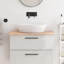 Bois massif traité avec meuble-lavabo vidaXL-113032189