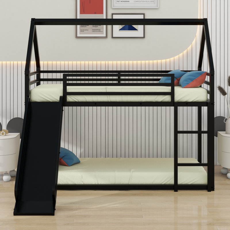 Aabir Kids Bunk Bed, Black