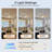  52" Modern Smart Ceiling Fan With Light, 6-speed Quiet Dc Motor & 3-color Led，remote Control With Timer，orginsl-1918475244-1918475238