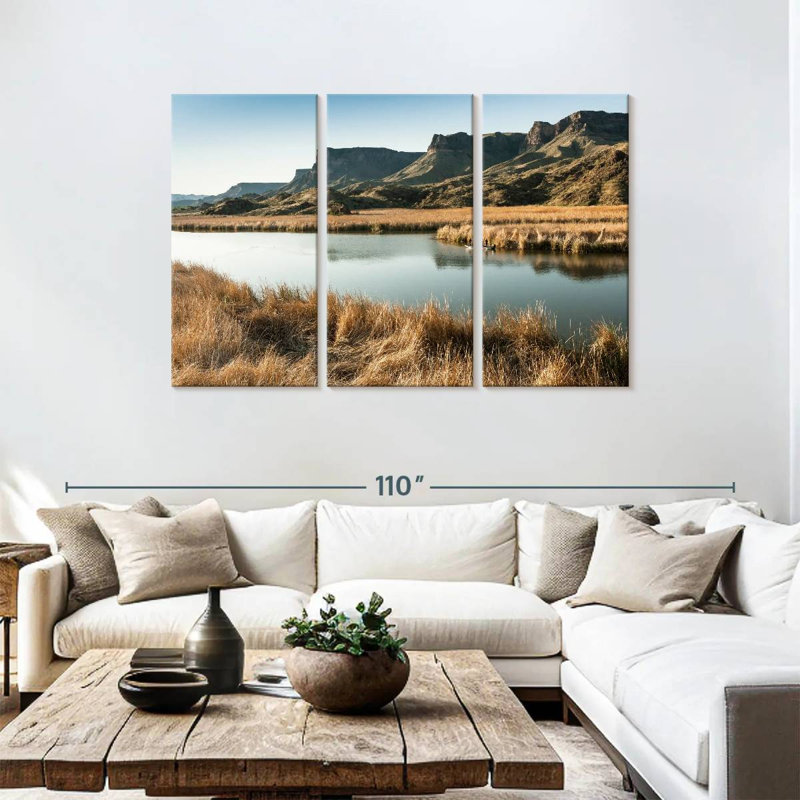 Alvord Lake Havasu Fishing, 48" H x 74" W