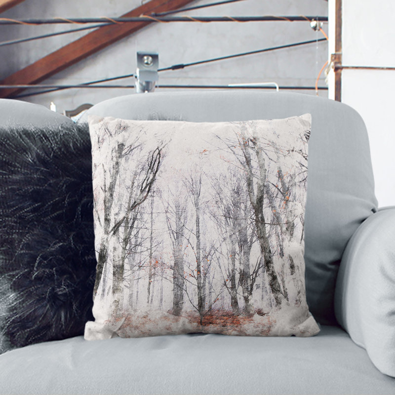 Square Cushion, White, 40cm H x 40cm W x 15cm D
