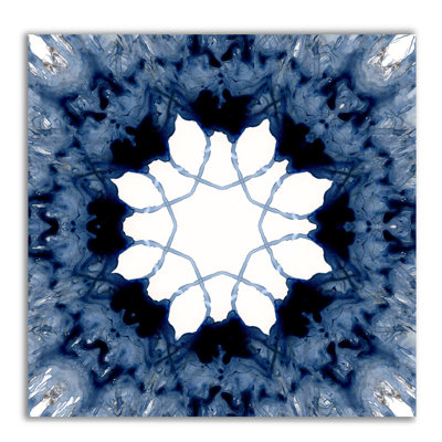 «Indigo Kaleidoscope I», impression sur toile tendue