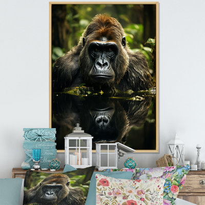 «Gorilla Serenity», photographie sur toile