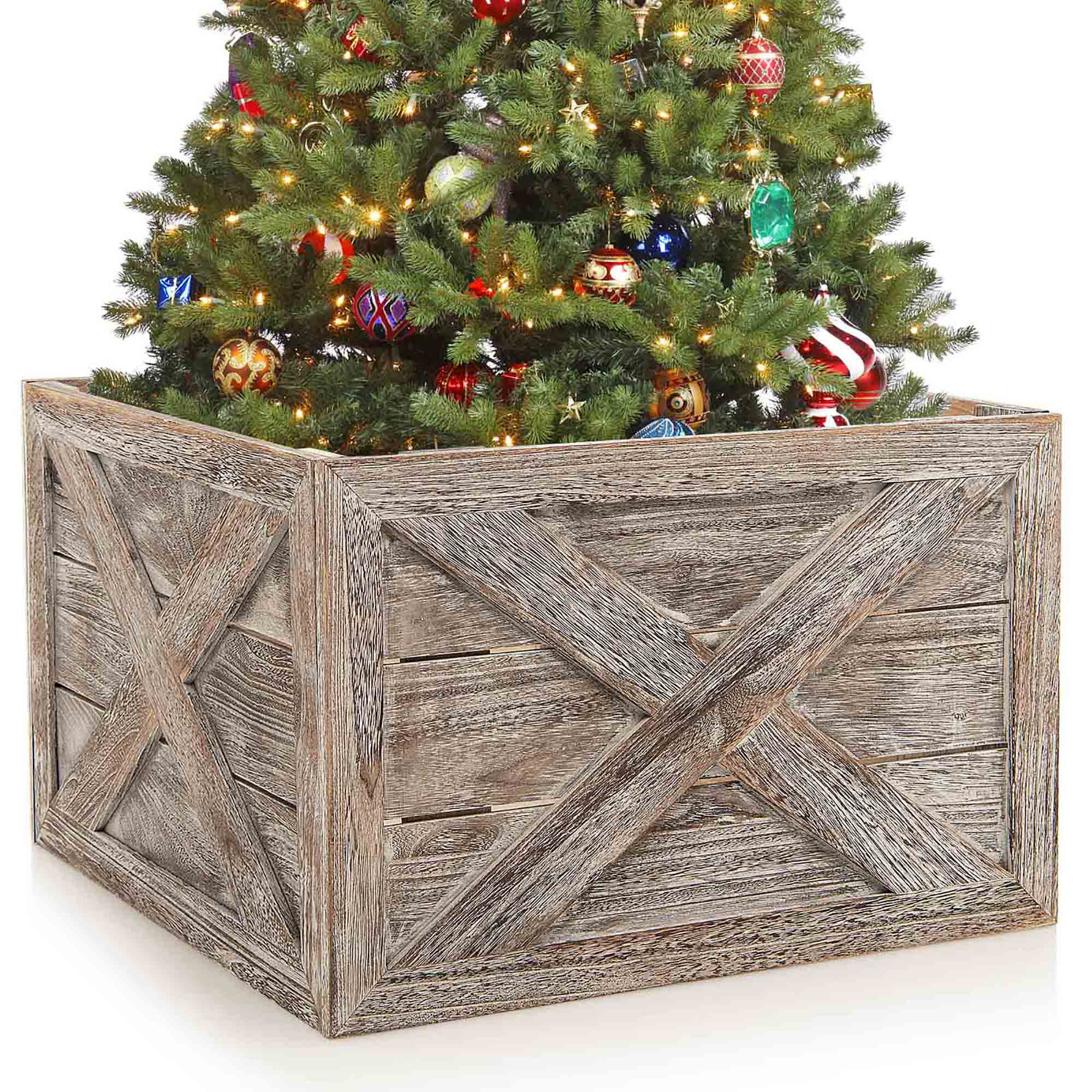 Costway Solid Color Wood Tree Skirt & Reviews Wayfair