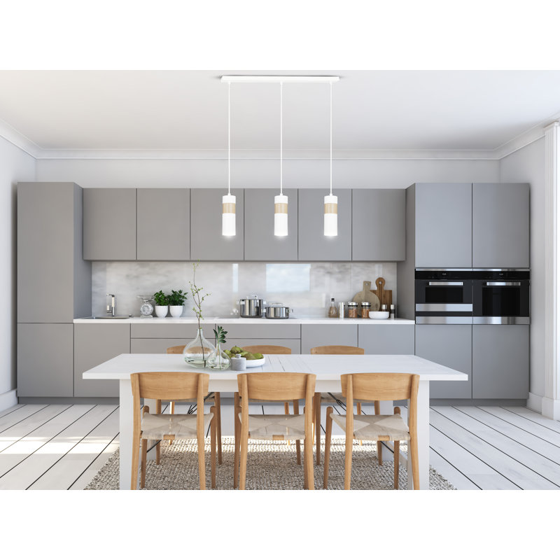 Cognato 3 - Light Cylinder Pendant, White