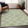 Premium Machine Washable Prisco Green Rug