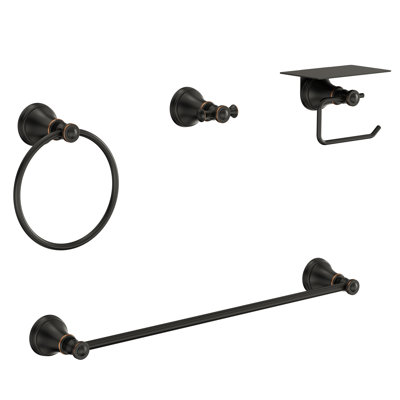 4-Piece Bathroom Hardware Set