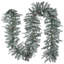 The Holiday Aisle® 9ft. Frosted Arctic Spruce Garland with Clear Lights