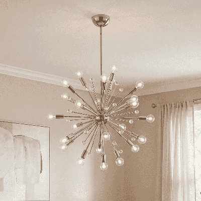 Ita Ita 24-Light Dimmable Sputnik Sphere Chandelier