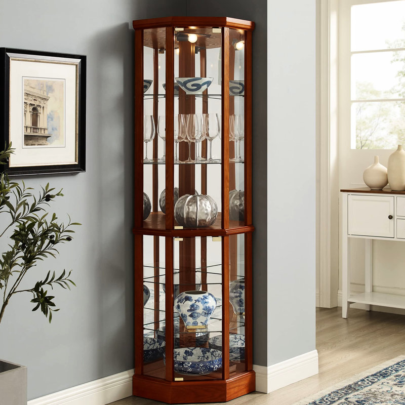 Vitrine Curio, Chêne
