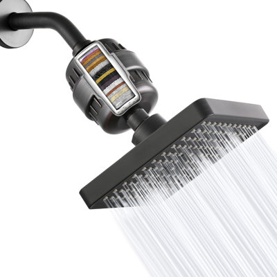 Tête de douche filtrée à haute pression (bronze)